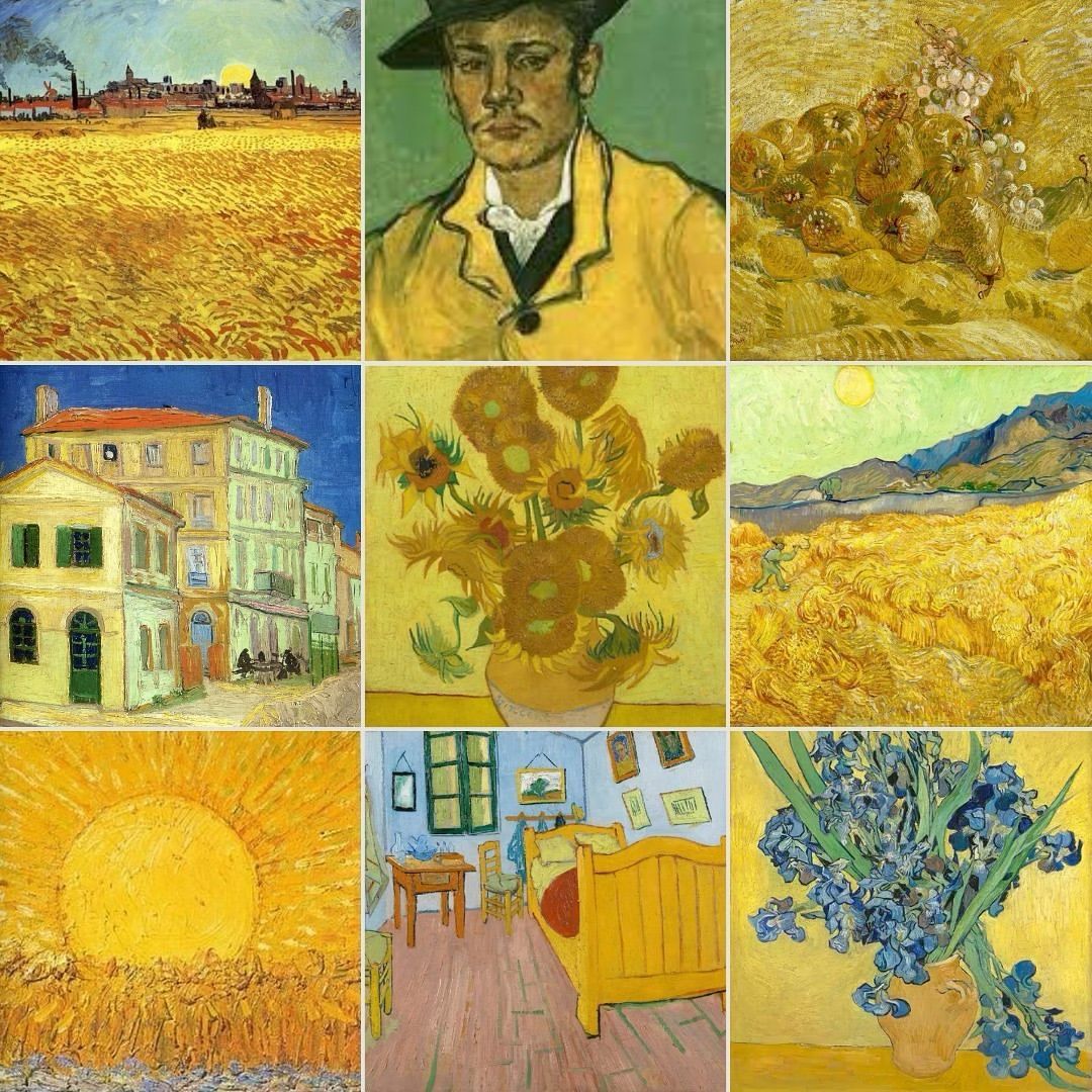 Het stralende geel van de schilderijen van Vincent van Gogh 💛☀️✨

In het zonovergoten Arles vond Vincent van Gogh inspiratie voor enkele van zijn meest iconische meesterwerken. Zijn schilderijen uit deze periode staan bekend om hun levendige gele tinten, die de schittering van de Provençaalse zon weergeven. Onder deze werken zijn de beroemde Zonnebloemen, De Slaapkamer en Het Gele Huis, die elk zijn unieke gebruik van geel laten zien om warmte en licht op te roepen.

-

The radiant yellows of Vincent van Gogh’s paintings 💛
☀️✨

In the sun-drenched town of Arles, Vincent van Gogh found inspiration for some of his most iconic masterpieces. His paintings from this period are renowned for their vivid yellow hues, capturing the brilliance of the Provence sun. Among these works are the famous Sunflowers, The Bedroom, and The Yellow House, each showcasing his unique use of yellow to evoke warmth and light.

#vangoghandrembrandt #vangoghrembrandtamsterdam #noorderkerk #visitamsterdam #exploreamsterdam #weloveamsterdam #vangogh #rembrandt #dutchartists #immersiveart #artcometolife #dutchmasters #whattodoinamsterdam #newinamsterdam #amsterdammustsee #amsterdammustdo #amsterdamart