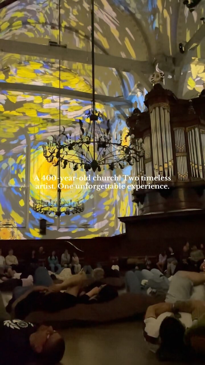 What happens when Van Gogh meets Rembrandt... in a 400-year-old church? Step into a world where light, sound, and art collide. Experience their story like never before in an immersive 360° show that surrounds you with their genius.

This isn’t just art. It’s a feeling that stays with you. Located in the heart of Amsterdam, at the iconic Noorderkerk, this is your chance to step into the world of two of history’s greatest artists. Don’t just see it, live it.🎨 

🌟 Tag someone you’d want to experience this with!
📍 [Location/Noorderkerk]
🔗 Link in bio for tickets!

#VanGoghRembrandt #ImmersiveExperience #ArtInAmsterdam #Noorderkerk #360Experience #VanGogh #Rembrandt #LightAndSound #MuseumExperience #ArtExhibition #AestheticExperience #AmsterdamArt #CulturalExperience #ArtLovers