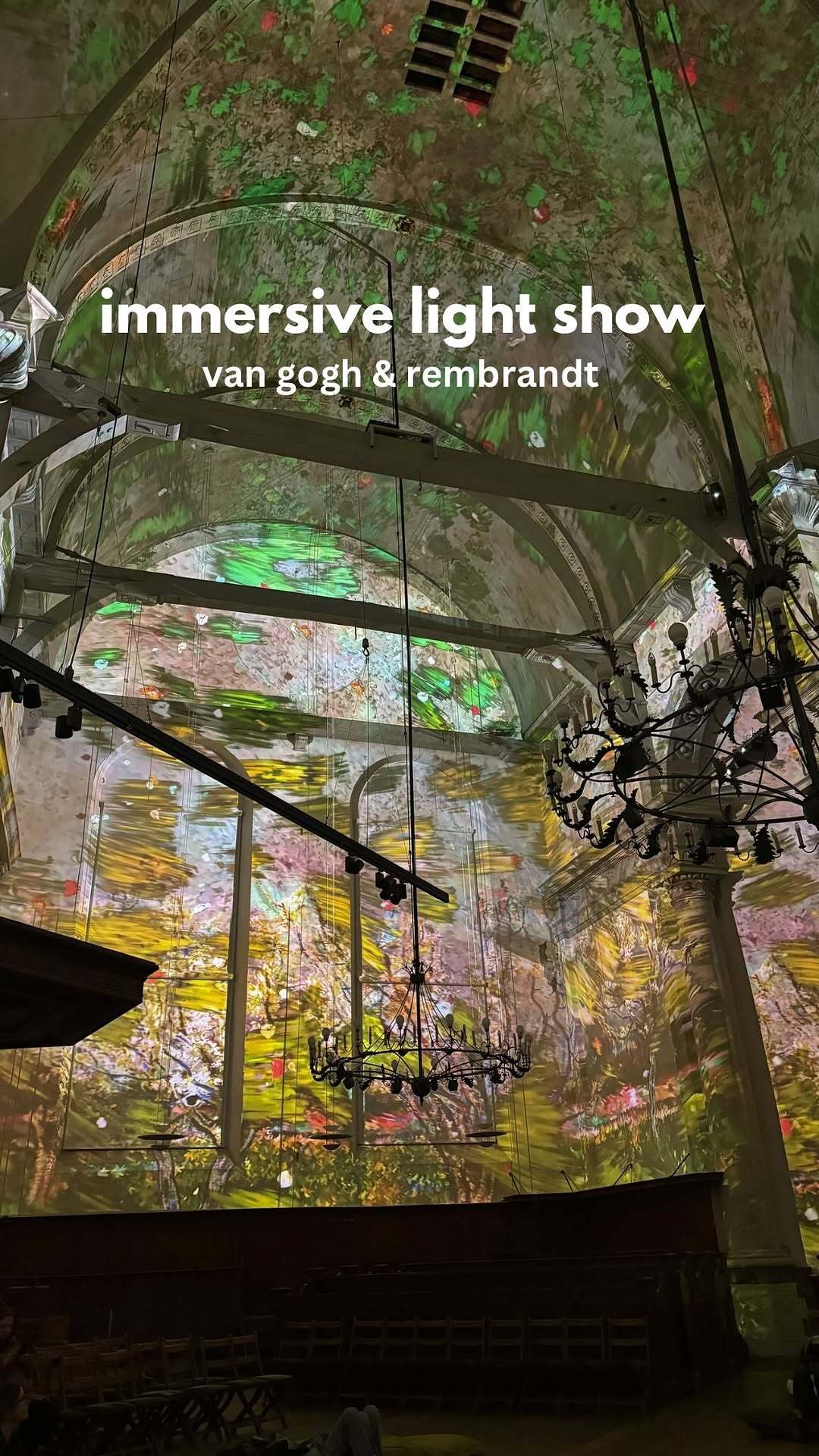 Looking for something unique to do in Amsterdam?⁠ We recently went to Van Gogh & Rembrandt at Noorderkerk, and it was such a cool experience.⁠ It’s an immersive light & sound show inside the church, telling the story of how Van Gogh was inspired by Rembrandt! Want to try? You can book this & other activities via the link in our bio
⁠
🤍 your hotspot finders