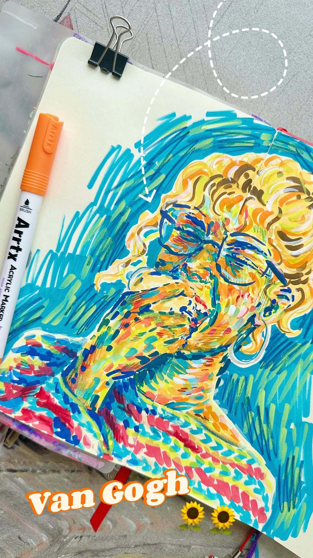 got so inspired by @vangoghandrembrandt Van Gogh x Rembrandt experience 🌻 
*invited