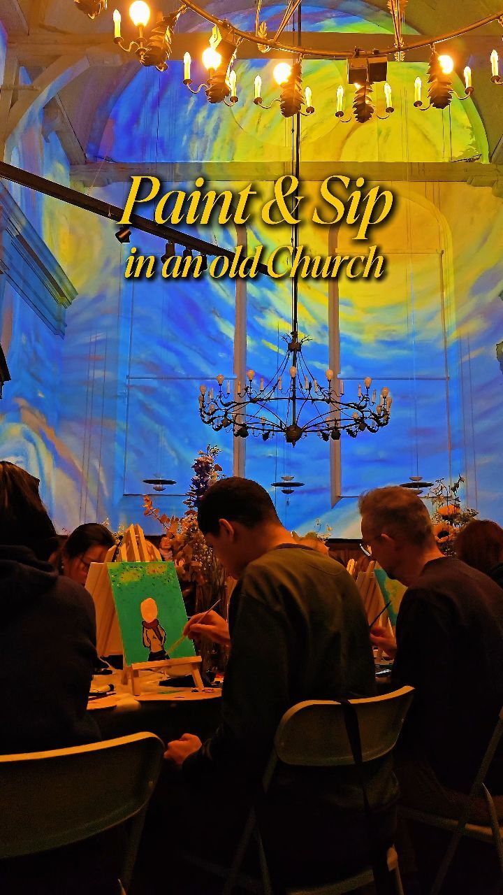 It is a very inspiring Activity!

@vangoghandrembrandt invited me for their very first Paint & Sip event, and I must say it was AMAZING, they run their beautiful immersive show where you can get inspiration by Van Gogh and Rembrandt and make your own masterpiece.

Follow them for more information about the next events!

#amsterdamactivities #vangoghandrembrandt #VanGogh #Rembrandt #PaintAndSip #art #thingstodoinamsterdam