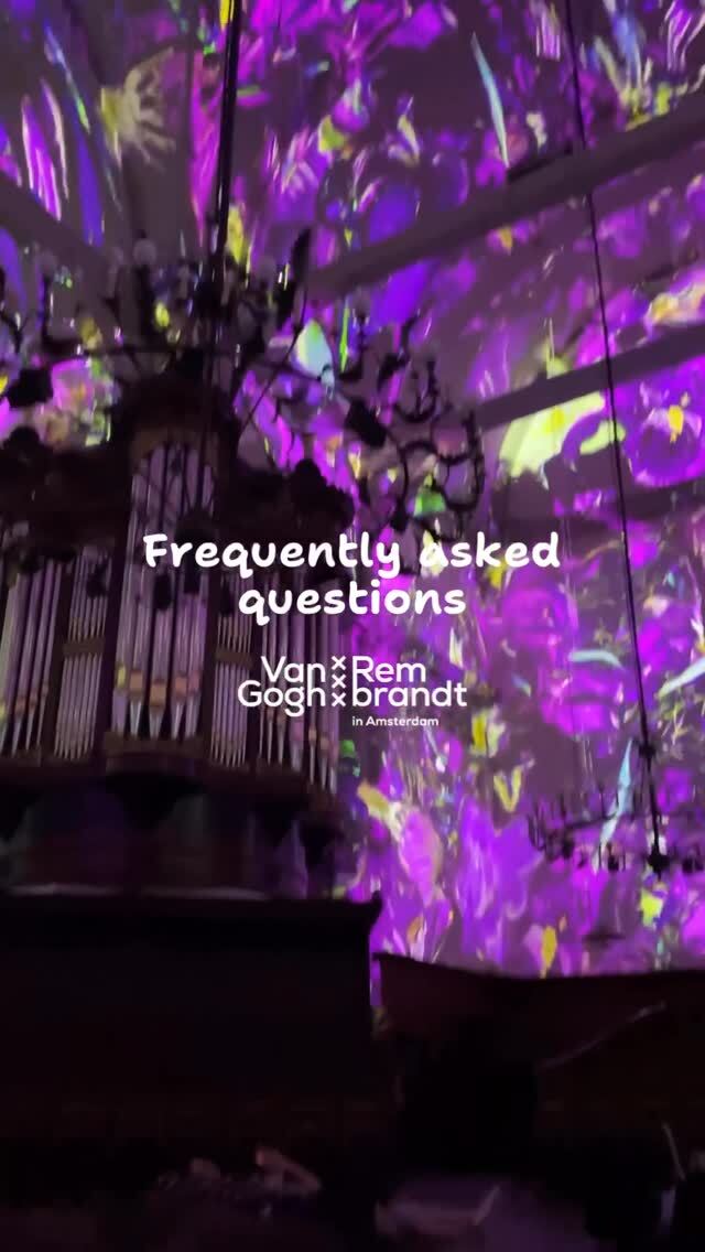 Everything you want to know about the Gogh & Rembrandt Show in Amsterdam! 🎨✨
We get asked these questions all the time. Do you have more? Drop them in the comments! 💬

#GoghAndRembrandt #VisitAmsterdam #AmsterdamActivities #Noorderkerk  #AmsterdamThingsToDo